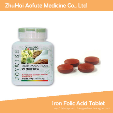 Good Quality Medicial Iron Folic Acid Tablet